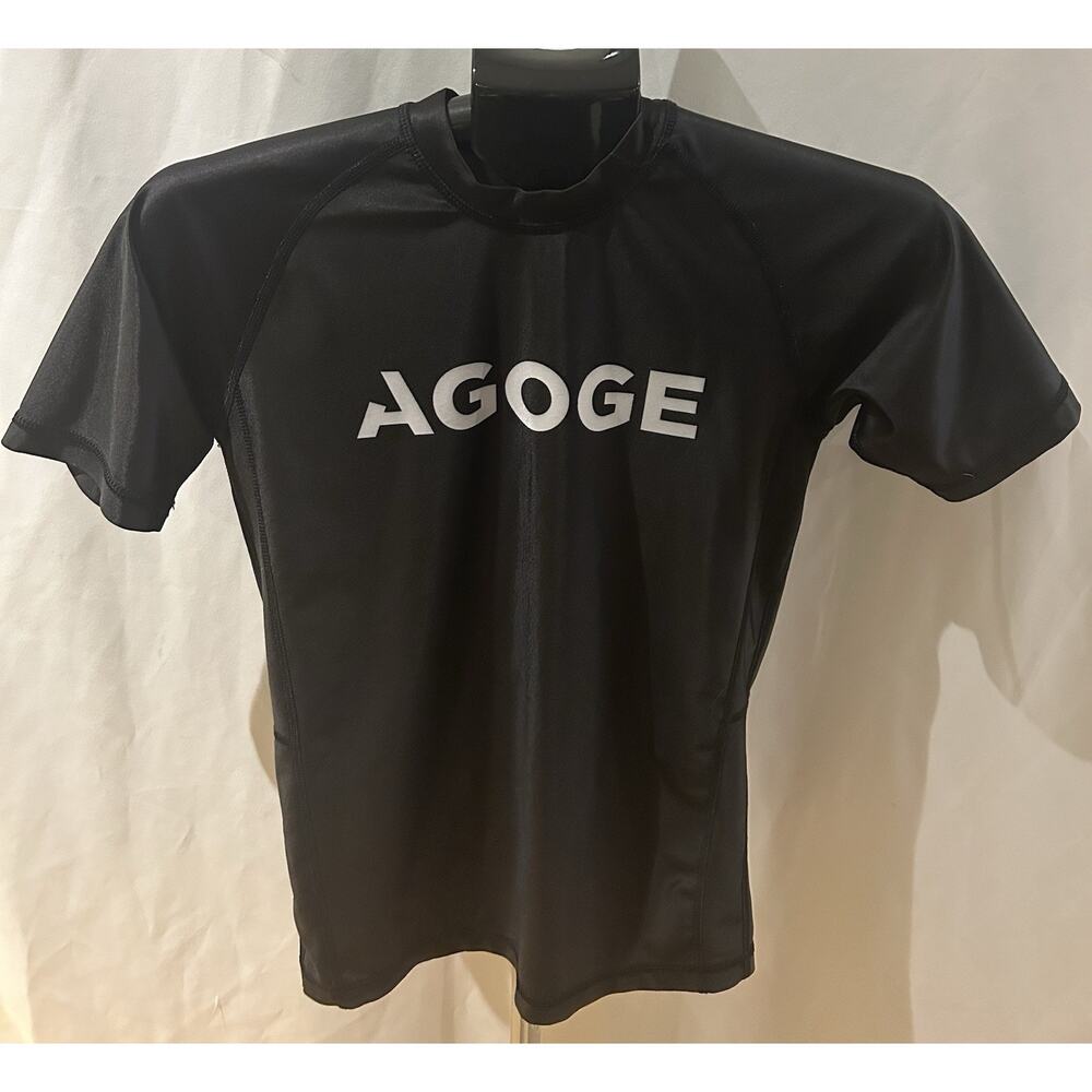Black Short Sleeve Rash Guard Men's size XS